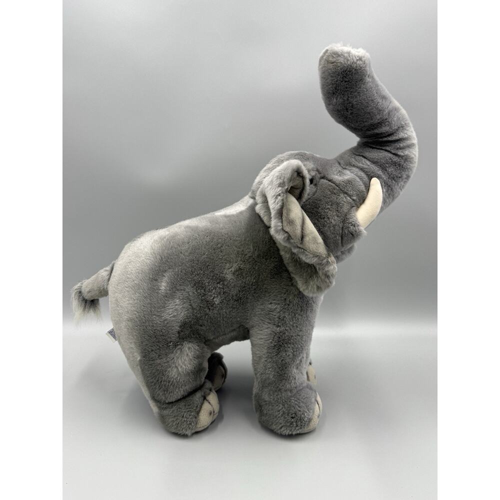 Vintage People Pals Elephant Realistic Stuffed Animal 14” A&A Plush